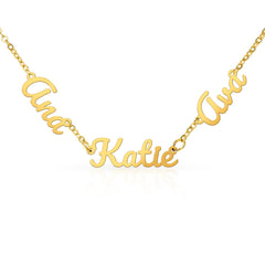 Custom Multiple Name Necklace