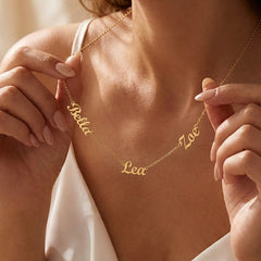 Custom Multiple Name Necklace