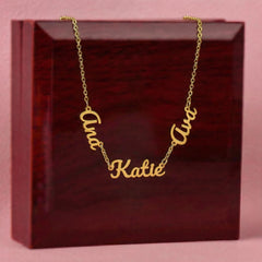 Custom Multiple Name Necklace